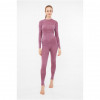 Conjunto de base layer de merino para mulher Viking Altis Lady Set, rosa, M
