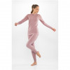 Conjunto de primeira camada de merino para mulher Viking Altis Lady Set, rosa, L