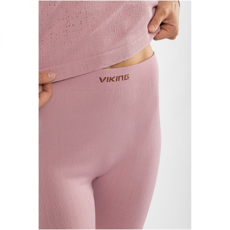 Conjunto de primeira camada de merino para mulher Viking Altis Lady Set, rosa, L