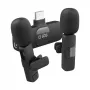 Microfones de lapela SBS com recetor USB-C (2 un.), pretos