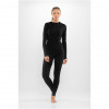 Conjunto de camada base para mulher Viking Meriboo Lady Set Merino, preto, M
