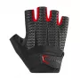 Luvas de ciclismo Rockbros S169BR com inserções de gel, tamanho L, pretas e vermelhas
