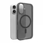 Capa de silicone MagSafe Puro Daylight para iPhone 16 Plus, preta