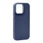 Capa de silicone MagSafe Puro Icon Mag Pro para Apple iPhone 15 Pro Max, azul-escuro