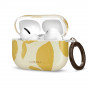 Capa Tech-Protect Lamano para Apple AirPods Pro 3 com mosquetão, Lemon Haze (amarelo e branco)