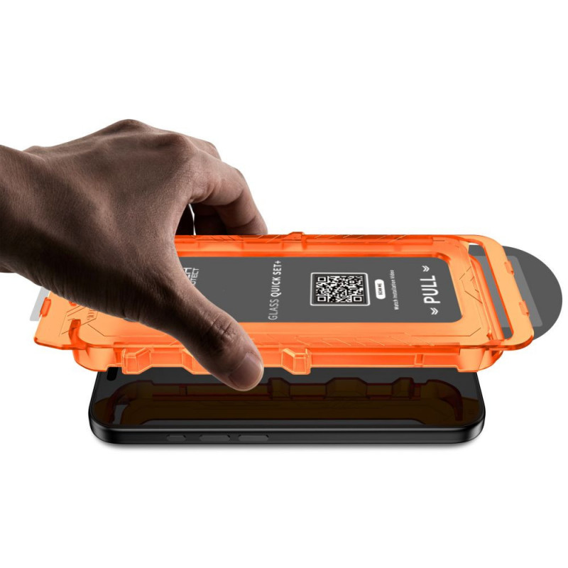 Tech-Protect Quick Set+ Vidro Temperado para Apple iPhone 17 Pro Max / 18 Pro Max, Preto (2 un.)