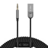 Adaptador de áudio Tech-Protect Ultraboost AU04 Bluetooth 6.0 com AUX 3,5 mm, cinzento