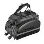 Bolsa de bagageiro para bicicleta Rockbros A6-6, 35 l, com bolsos desdobráveis, preta