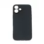 Capa mole Hurtel para iPhone 16 Plus, preta