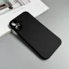 Capa mole Hurtel para iPhone 16 Plus, preta