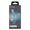 SBS TECABLEUSBIP589A Cabo USB-A para Lightning, 1 m, Azul