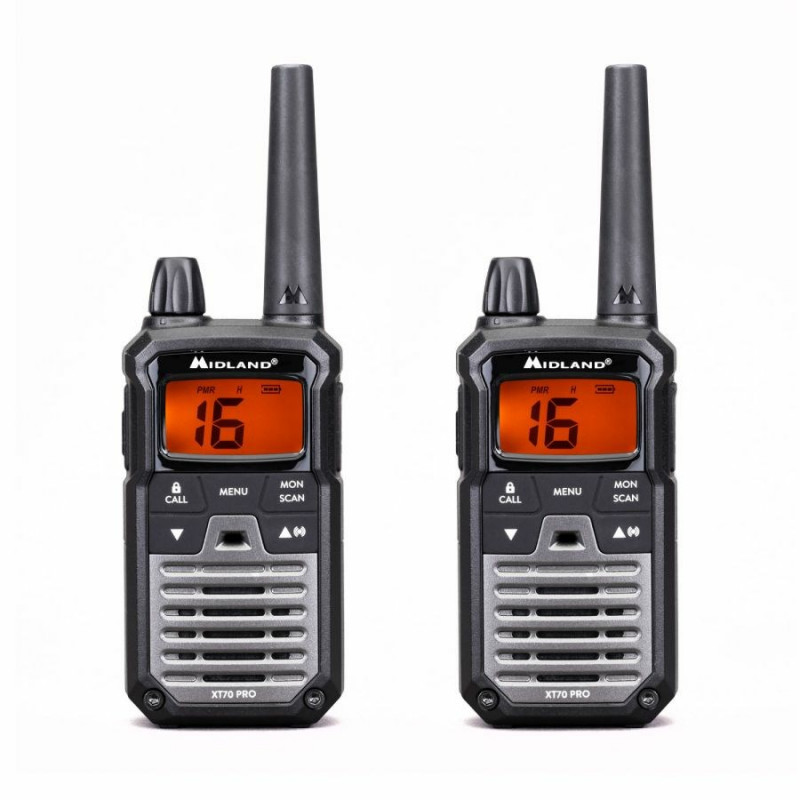 Midland XT70 Pro Duo Walkie Talkie Preto