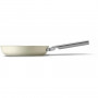 Smeg FPF2002CRM Frigideira, 20 cm, cerâmica, cabo em aço inoxidável, creme mate