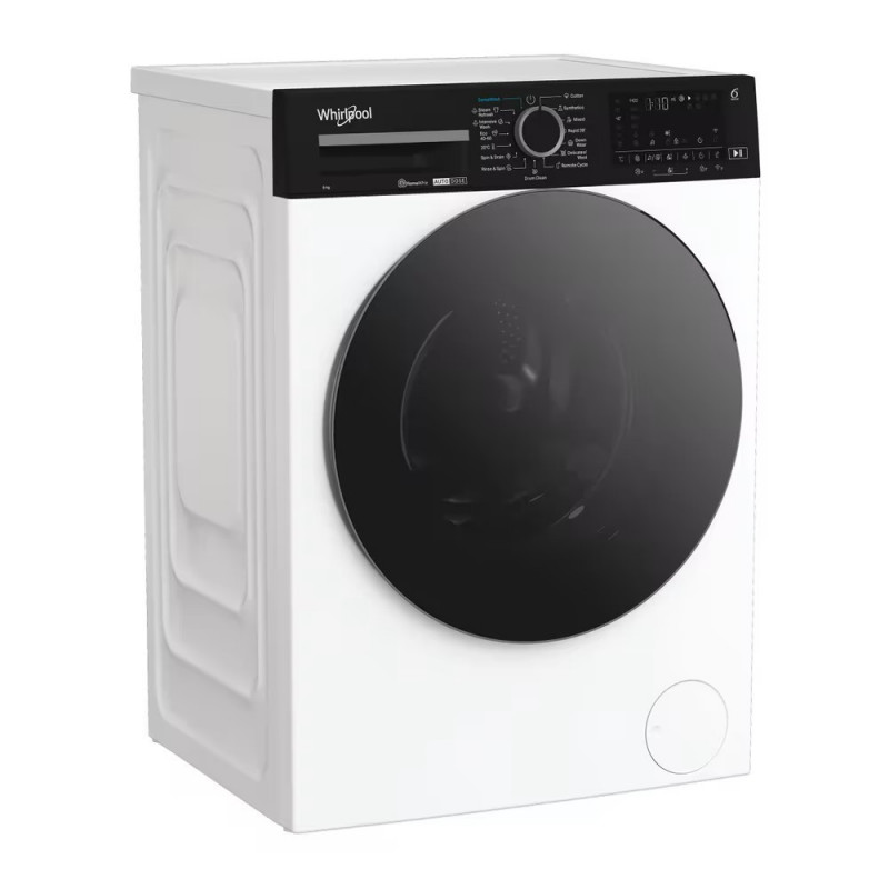 Máquina de lavar roupa de carregamento frontal Whirlpool WPM 87W ADS EE, 8 kg, 1400 RPM, branca