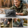 Capa para tablet Tech-Protect Kevlar Pro para Samsung Galaxy Tab S9 11.0 / S10 FE / S10 Lite 10.9 (X710 / X716B / X520 / X526 / X400 / X406B), preta