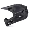 Capacete de bicicleta integral Wozinsky com viseira amovível, 60-62 cm, preto