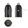 Carregador de automóvel Orico MiniRing MR-30-2C 30W 2x USB-C, preto