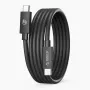 Cabo USB4 Orico TBZ5-10-BK compatível com Thunderbolt 5, 80Gbps, 240W, USB-C para USB-C, 1 m, preto