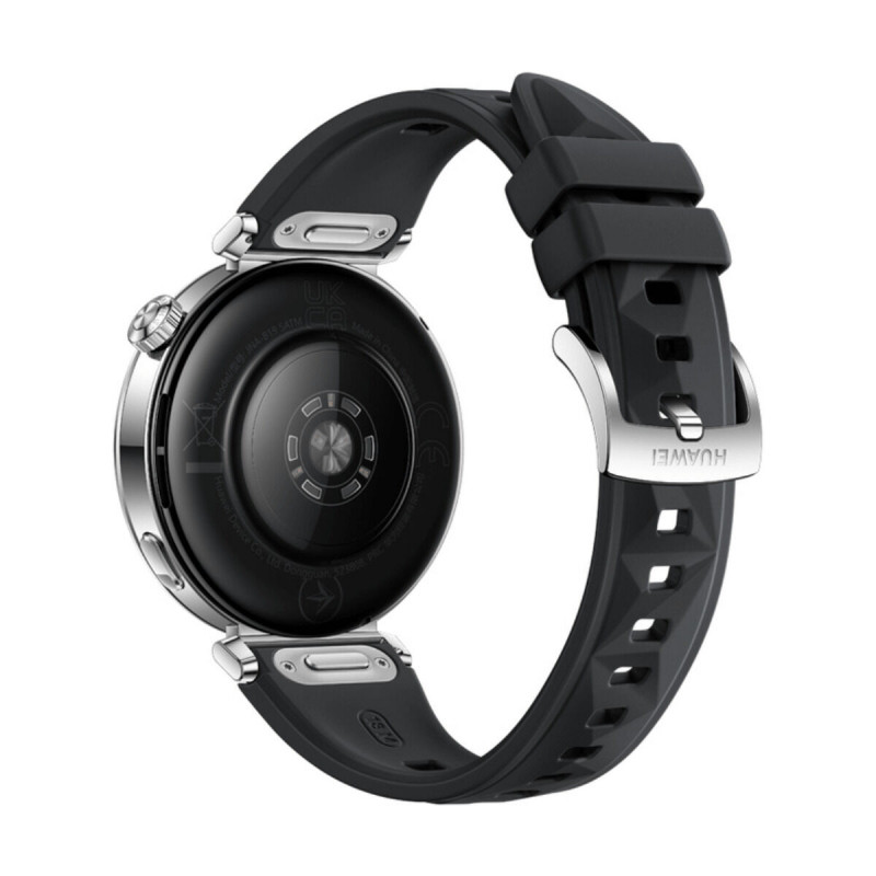 Relógio inteligente Huawei Watch GT 5 Active 41 mm GPS, bracelete em fluoroelastómero preto