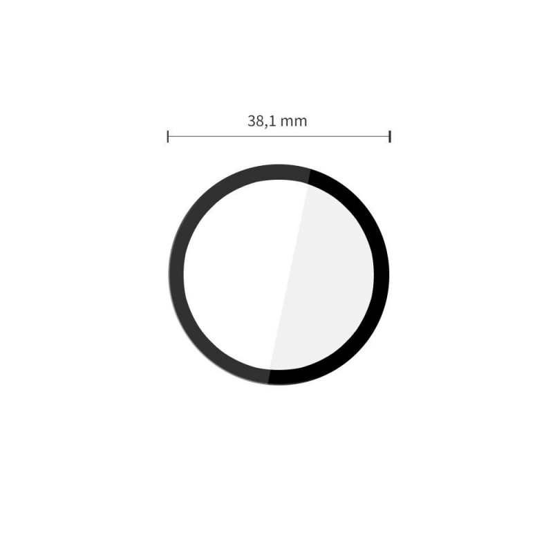 Película de vidro híbrido Tech-Protect Glass Flex+ para Garmin Venu 4 41 mm, preta (2 un.)