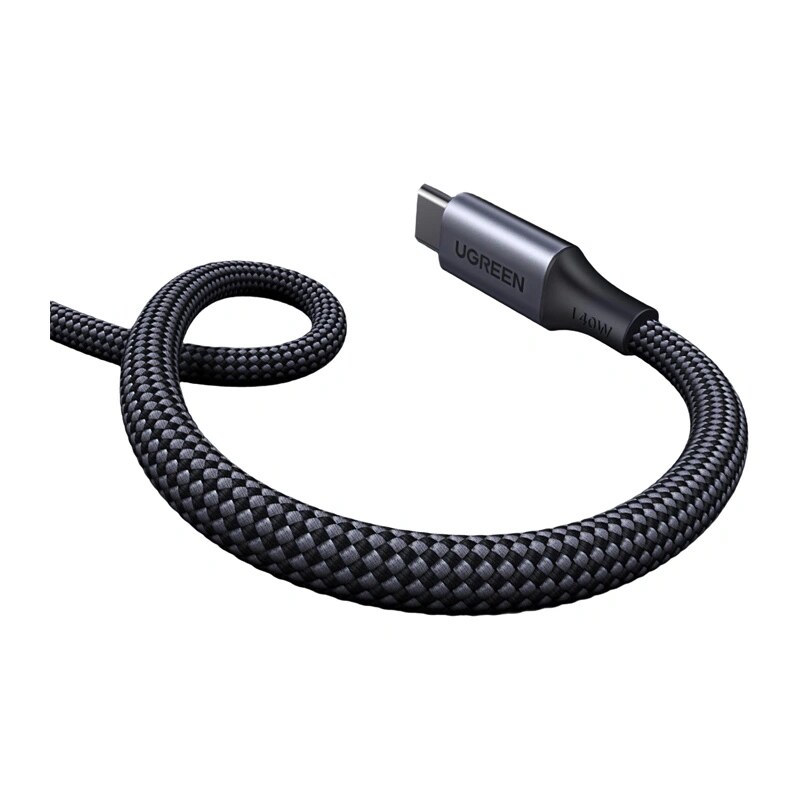 Cabo USB-C 2in1 UGREEN L533, USB-C para 2x USB-C PD 140W, 2 m, preto