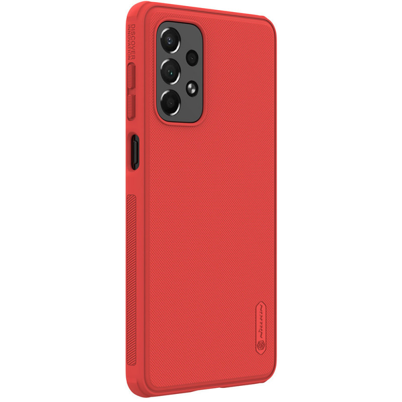 Capa Nillkin Super Frosted Shield Pro para Samsung Galaxy A73, vermelha