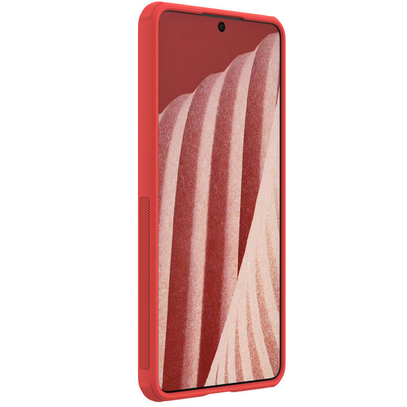 Capa Nillkin Super Frosted Shield Pro para Samsung Galaxy A73, vermelha