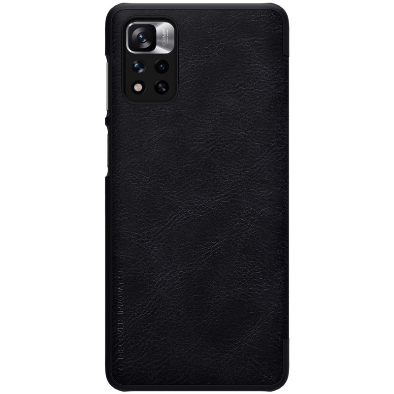 [CR] Nillkin Capa Qin para Xiaomi Mi 11i HyperCharge / Redmi Note 11 Pro (China), preta (devolução de consumidor)