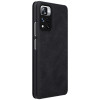 [CR] Nillkin Capa Qin para Xiaomi Mi 11i HyperCharge / Redmi Note 11 Pro (China), preta (devolução de consumidor)