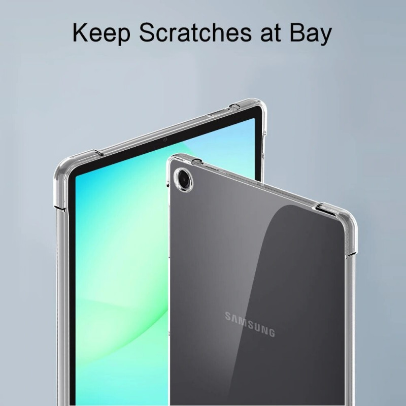 Capa para tablet Tech-Protect FlexAir para Samsung Galaxy Tab A9 / A11 8.7 (X110 / X115 / X133 / X135), transparente