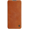 [CR] Nillkin Capa Qin para Xiaomi Redmi Note 9T 5G, Castanho (devolução de cliente)