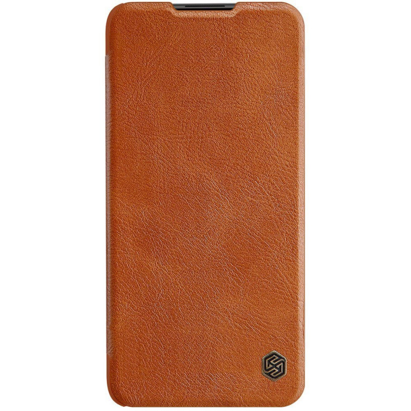 [CR] Nillkin Capa Qin para Xiaomi Redmi Note 9T 5G, Castanho (devolução de cliente)