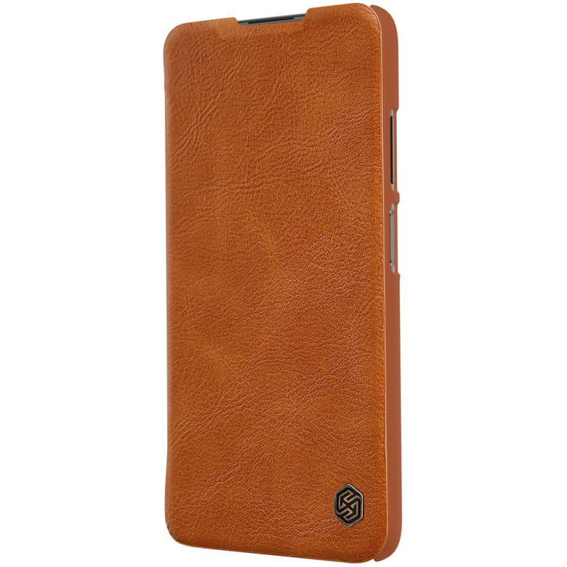 [CR] Nillkin Capa Qin para Xiaomi Redmi Note 9T 5G, Castanho (devolução de cliente)