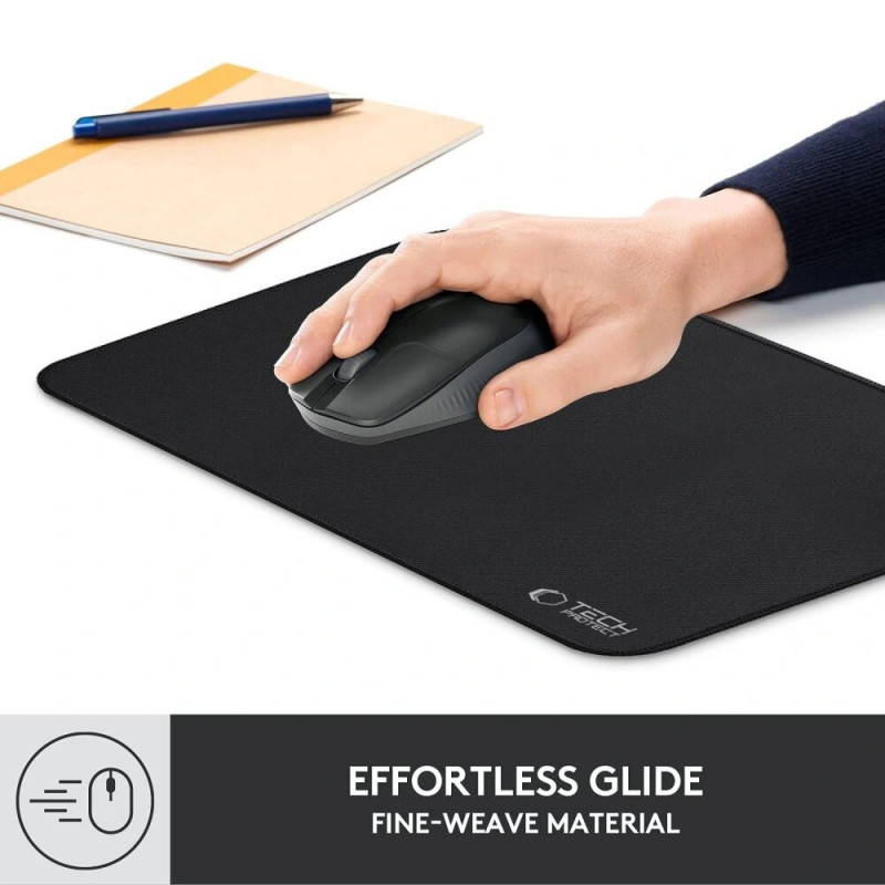 Tech-Protect Tapete de rato A100 35x25 cm, preto