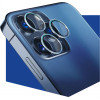 Protetor de lentes de câmara em vidro 3MK Lens Protection Pro para Apple iPhone 13 Pro / 13 Pro Max, cinzento grafite