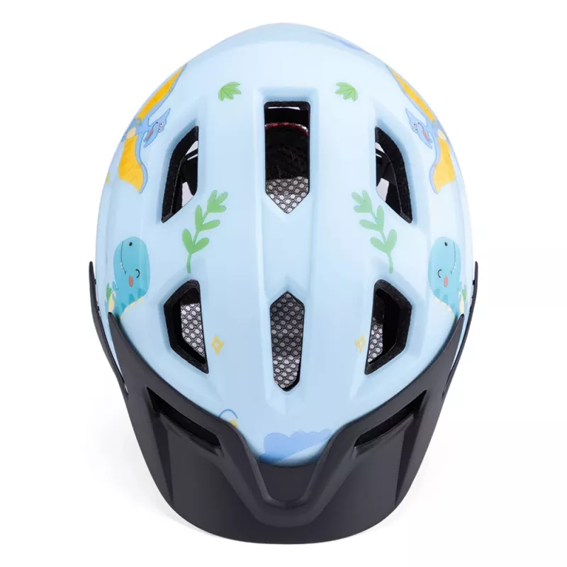 Capacete de BTT infantil Wozinsky com viseira amovível, tamanho XS (48-52 cm), azul-claro