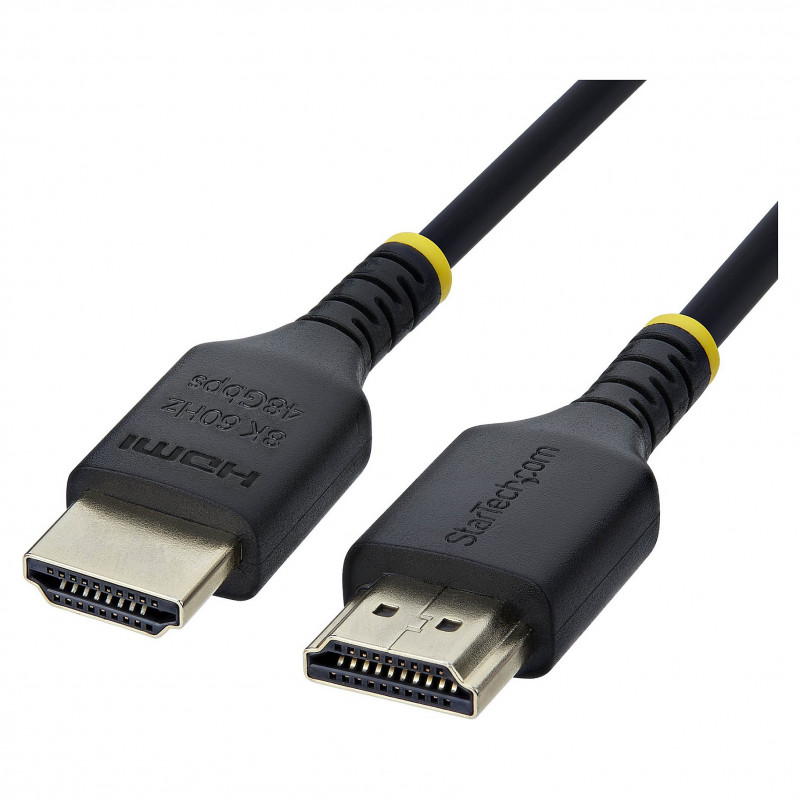 Cabo HDMI 2.1 Ultra High Speed StarTech.com HDMI21-CBL-SLIM-1M, 1 m, preto