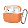 Capa Tech-Protect Silicone Hook para Apple AirPods Pro 3, Cosmic Orange