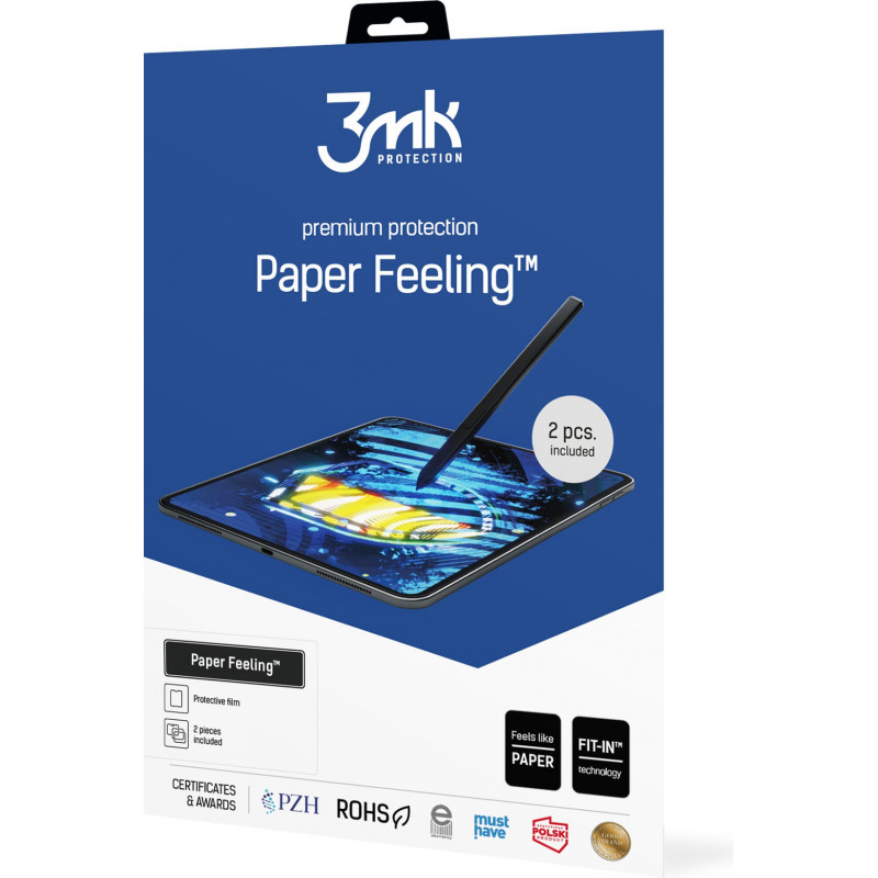 Película protetora de ecrã 3MK Paper Feeling para Samsung Galaxy Tab S8 11, 2 unid.