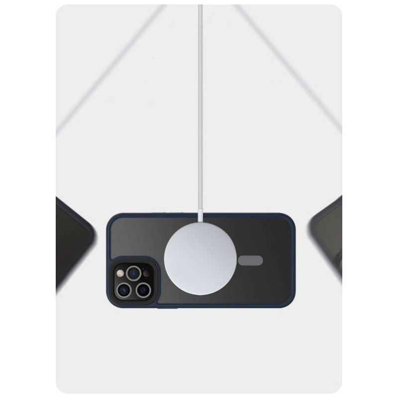 Capa MagSafe Tech-Protect Magmat para Apple iPhone 12/12 Pro, preto mate