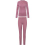 Conjunto de roupa interior de mulher Viking Gasher Lady Set Merino, rosa, M