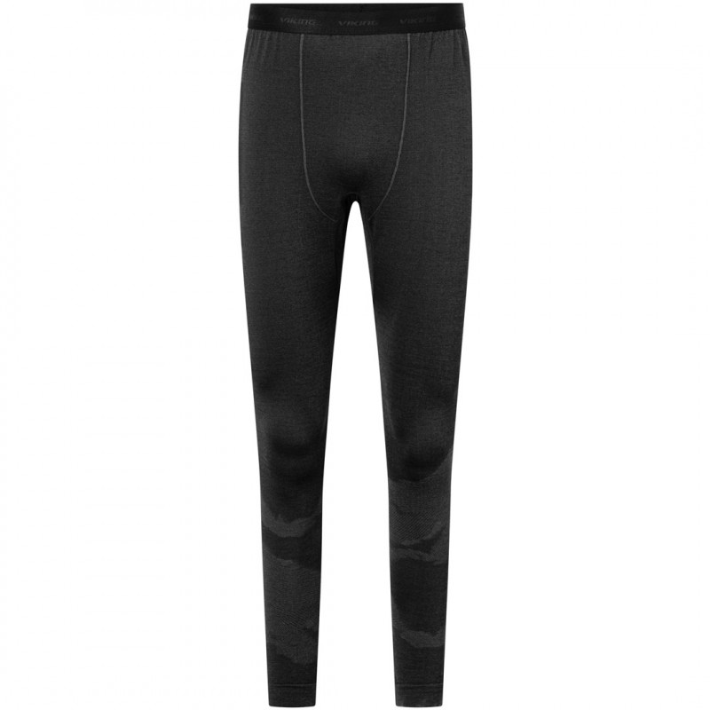 Conjunto de roupa interior térmica para homem VIKING Gasher Man Set Merino, tamanho M, preto