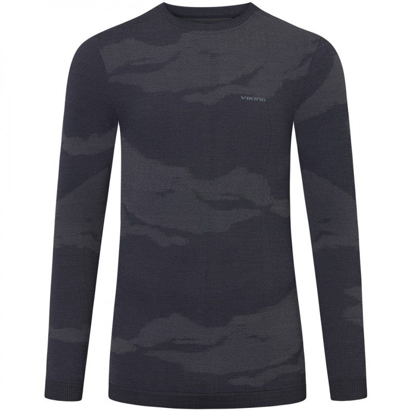 Conjunto de roupa interior masculina VIKING Gasher Man Set Merino, tamanho XL, azul-marinho