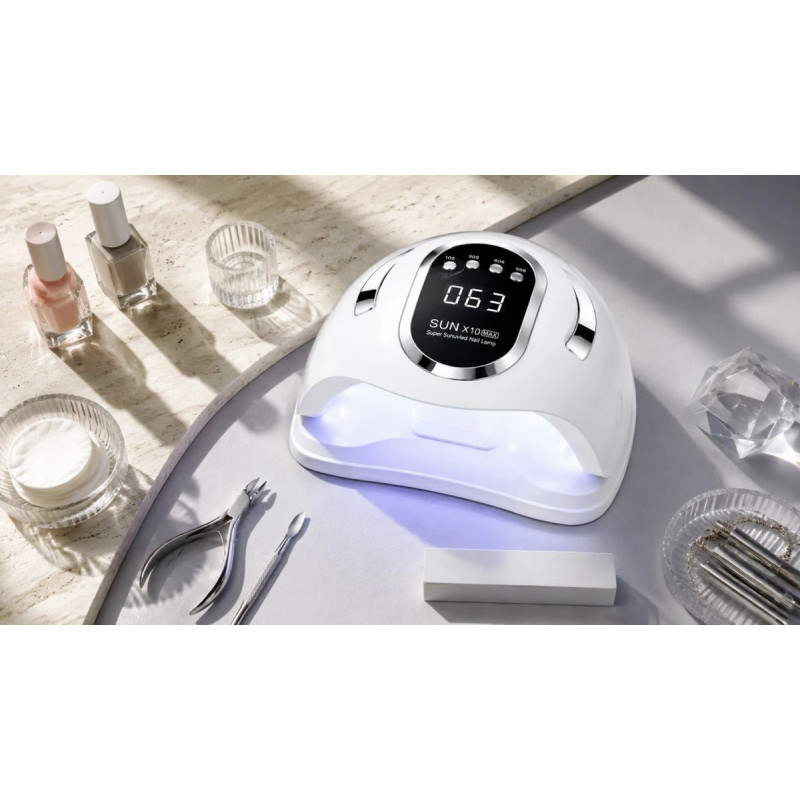 Lâmpada de unhas UV LED Extralink Stay Beauty, 280 W, LED+UV, branca