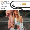 Capa TPU Hurtel para Samsung Galaxy A57 5G com porta-cartões e cordão de tiracolo, preta