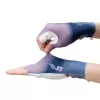 Luvas de ciclismo de dedos curtos com absorção de choques para mulher Rockbros S389, tamanho L, roxas