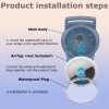 Pulseira Tech-Protect Nylon For Kids para Apple AirTag 1 / 2, Astronaut