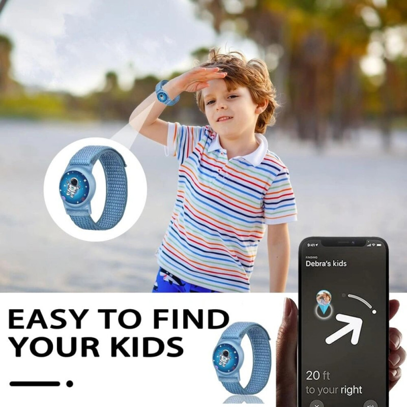 Pulseira Tech-Protect Nylon For Kids para Apple AirTag 1 / 2, Astronaut