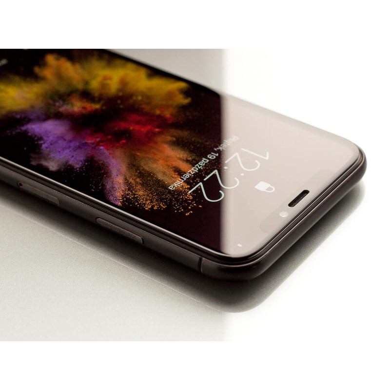 Protetor de ecrã 3MK HardGlass Max para Samsung Galaxy S22+, preto