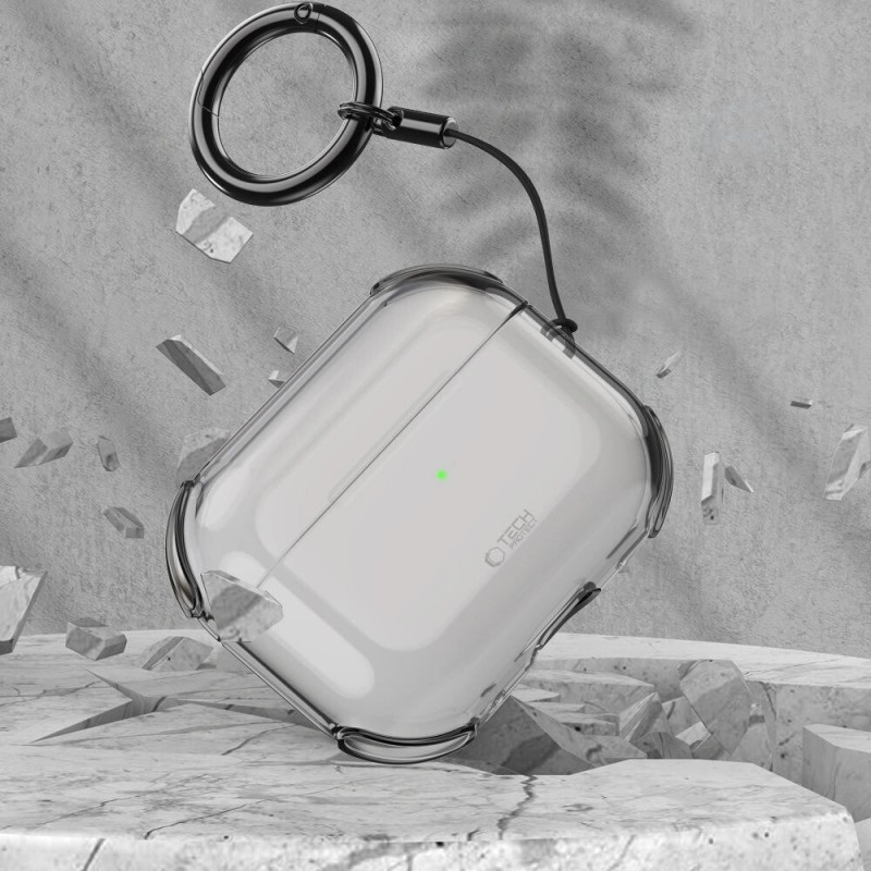 Capa Tech-Protect Bounce para Apple AirPods Pro 3, cinza